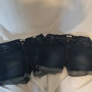 Kensie Jean shorts stretch size 10/30